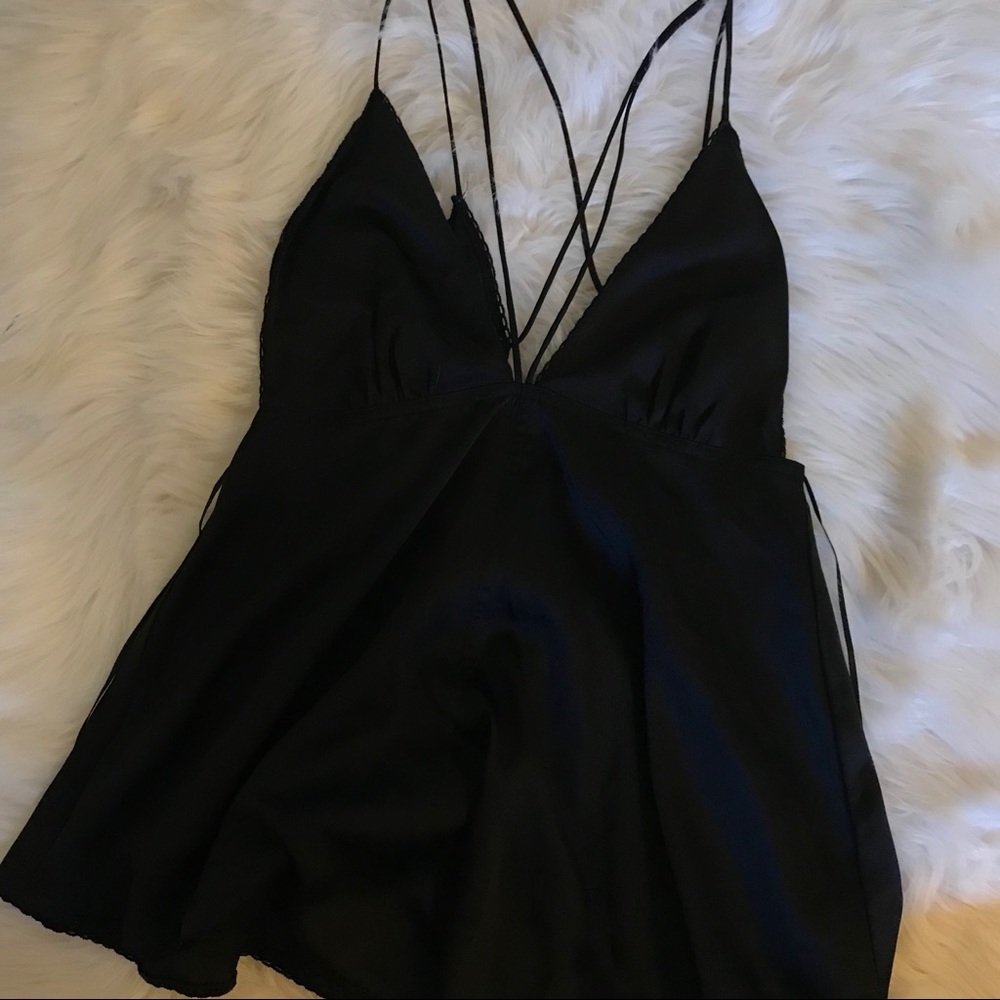 Black MakeMeChic Romper